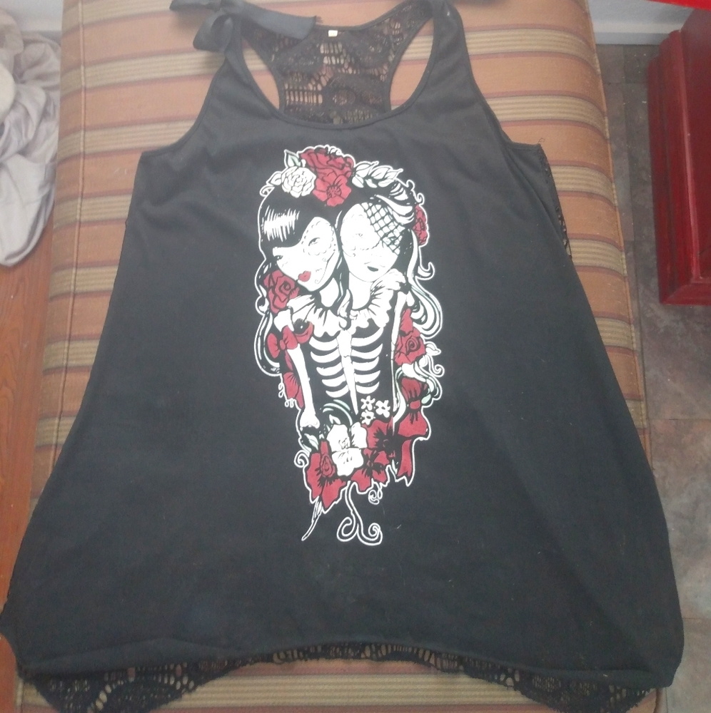 Skeleton tank tunic
